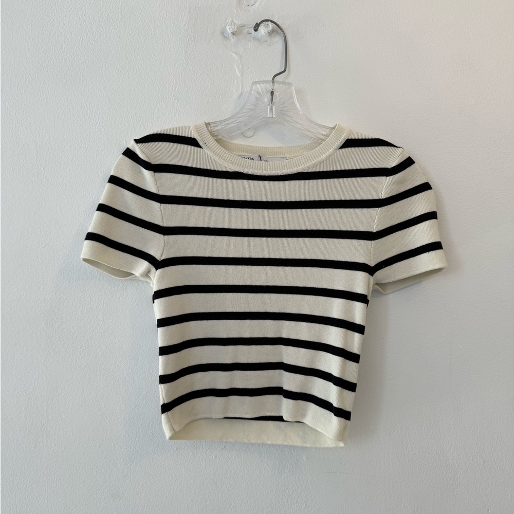 Zara cropped sweater top